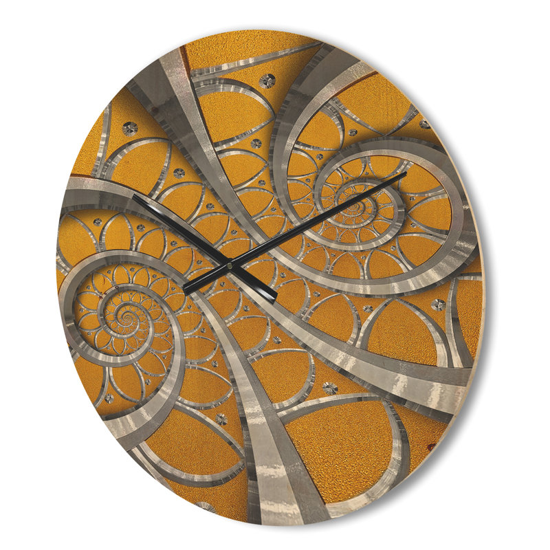 Horloge murale en bois, Moyen