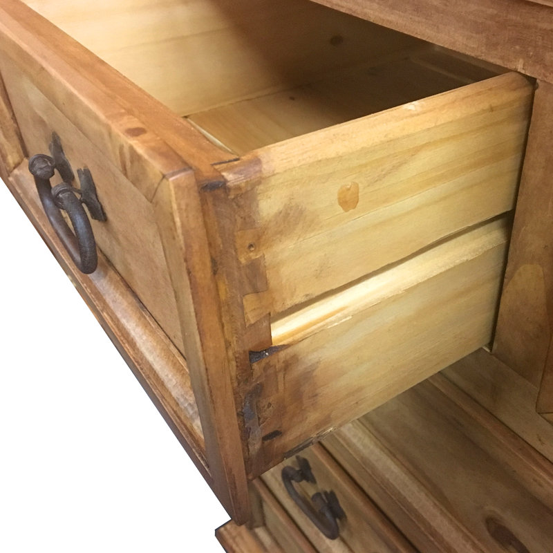 Commode double 8 tiroirs traditionnelle Devlin