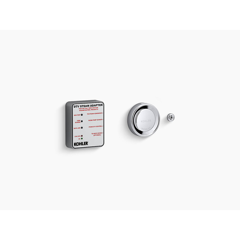Ensemble d'adaptateurs de vapeur Invtoration ™ Series Dtv + ™, Chrome poli