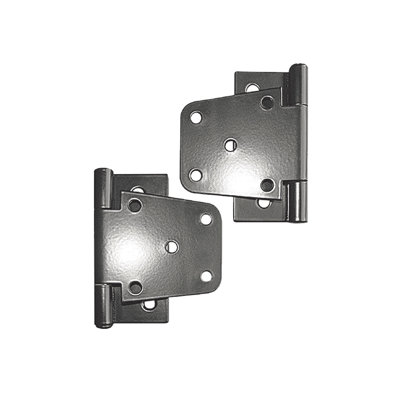 Charnières en T en acier galvanisé noir de 4 po Nuvo - 2 charnières