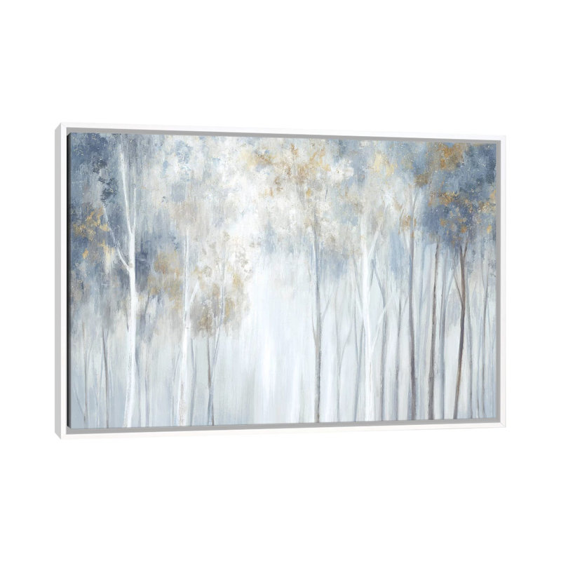 «Forest Magic» par Eva Watts - reproduction d'art, H 18 po x l 26 po x P 1,5 po, Toile blanche encadrée, Pas de tapis