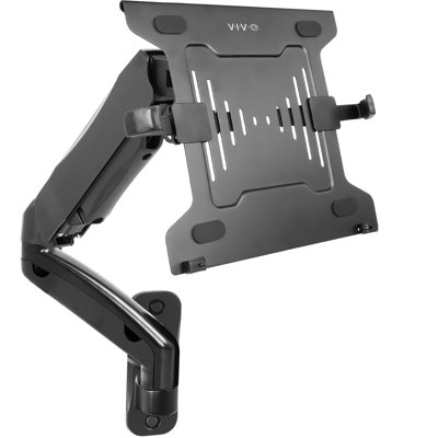 Pneumatic Arm Single Laptop Wall Mount