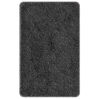 Microfiber Small Bath Mat Rectangular Contemporary