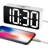 Alarm Clock For Bedroom, Large Big Numbers Display With Brightness Dimmer, Electric Bedside Desk Clock With USB Charging Port-2036385171