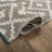 Rectangle Iklim Geometric Light Gray/Beige Indoor & Outdoor Area Rug-1009770517