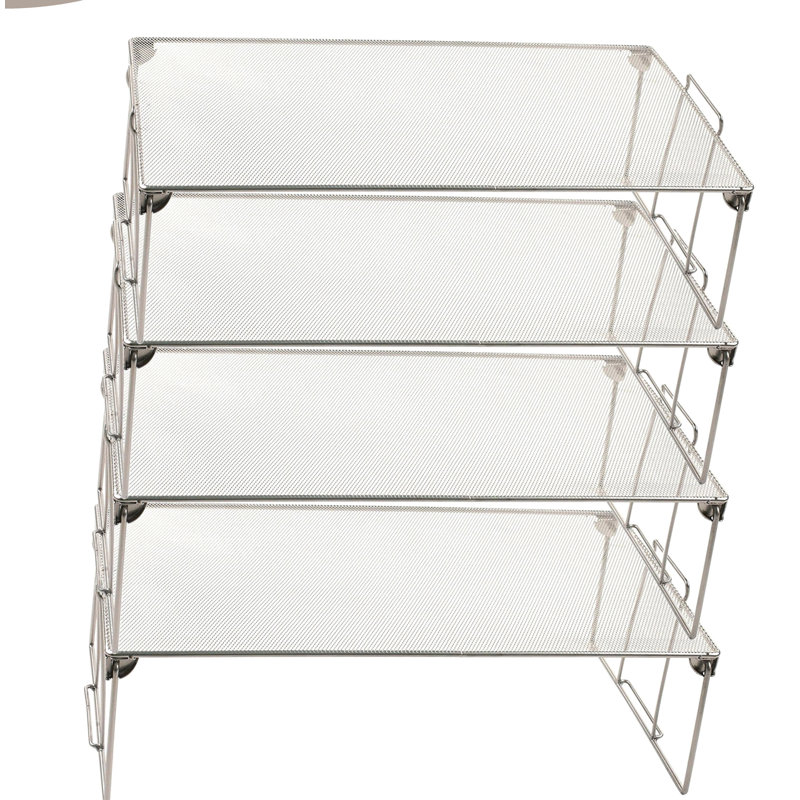 Parsons Cabinet Shelving Rack, 6.5" H x 22" W x 12" D