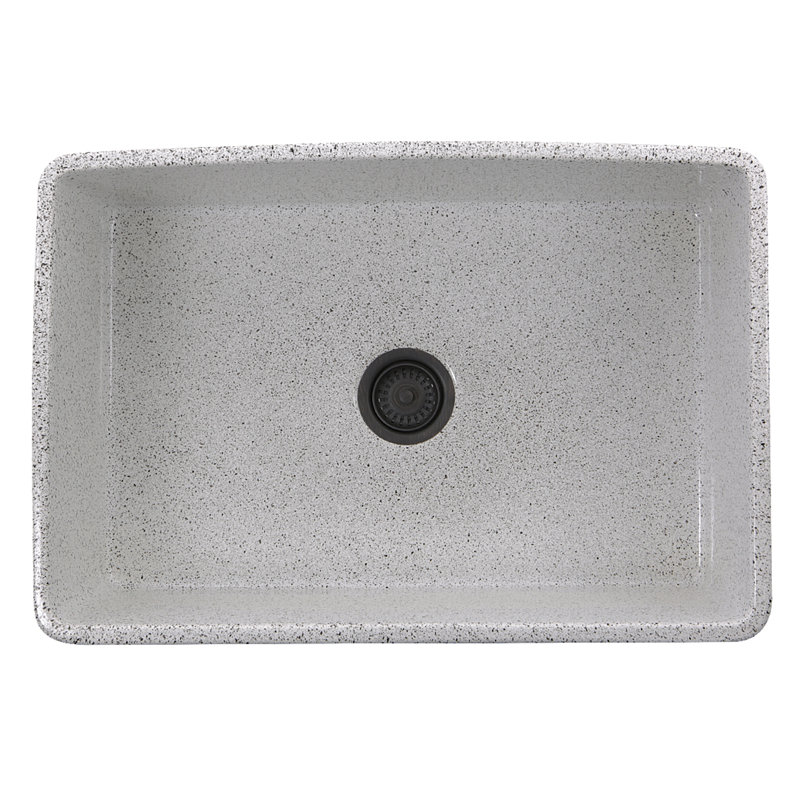 Vineyard 29.75'' L Single Basin Kitchen Sink, Pietra Sarda