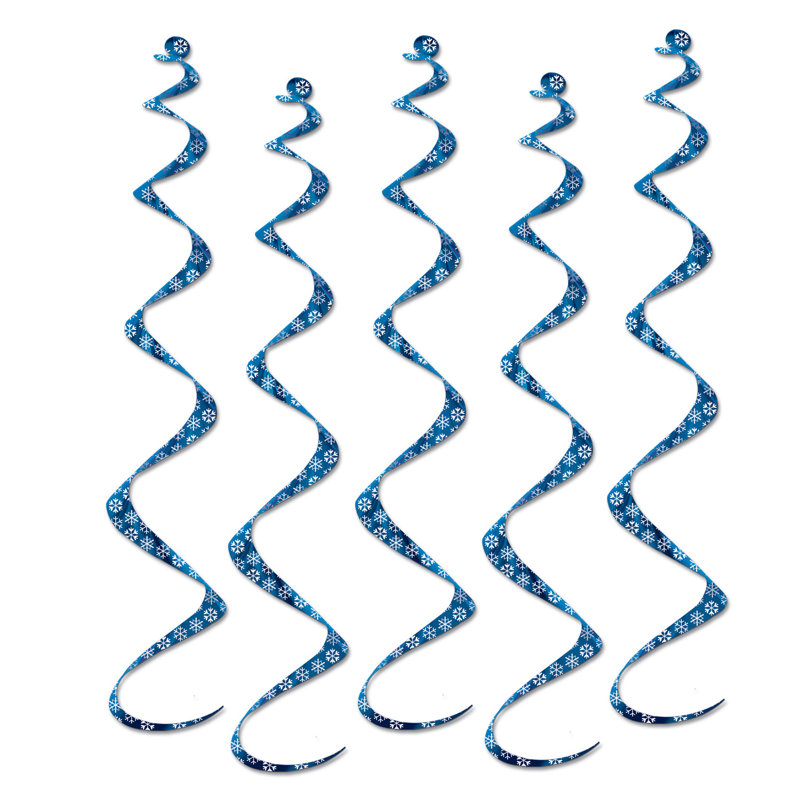 Flocon de neige de Noël imprimé Twirly Whirlys