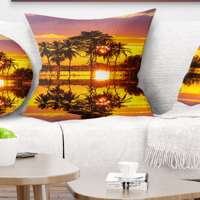 Coussin Trees, 16 po x 16 po, Carré