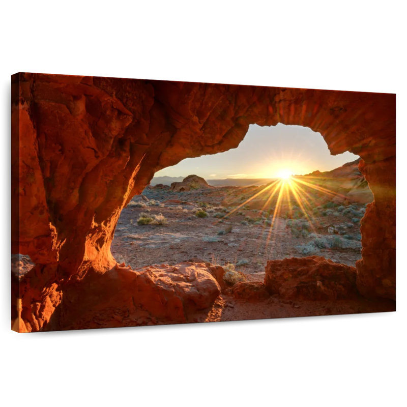 Alvord Red Rock Canyon Sunrise, H 26 po x l 39 po