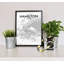 Hamilton City Map 1 Piece Wall Art-1040351246