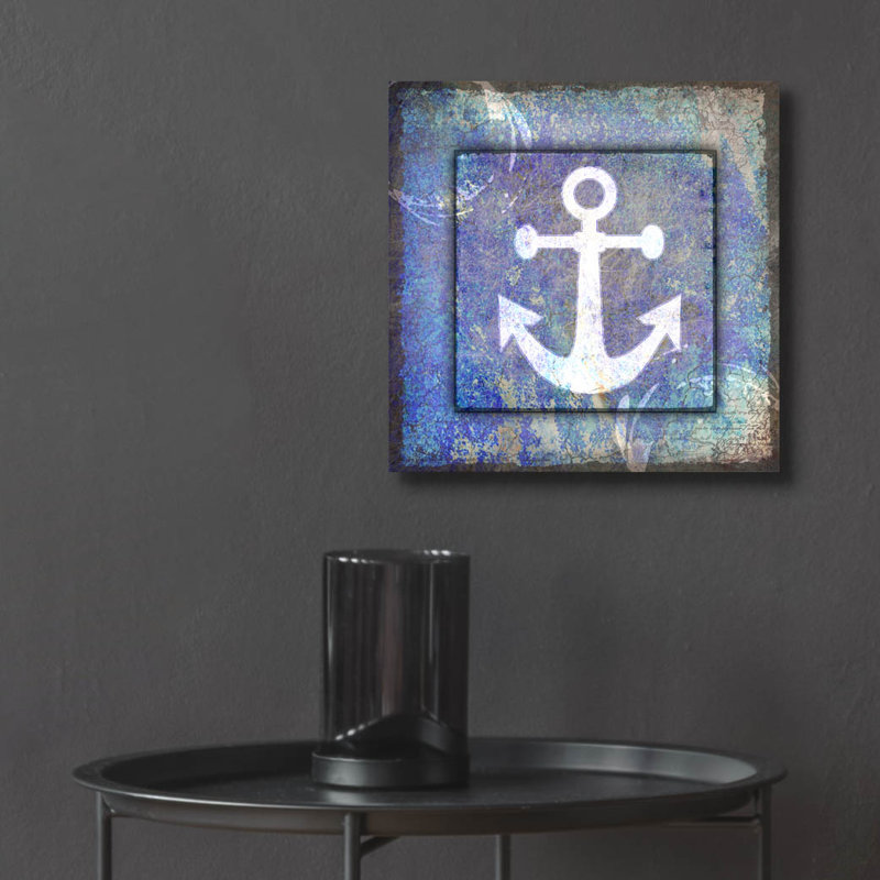 «Beach House Anchor» par Lightbox Journal, H 12 po x l 12 po x P 0,13 po
