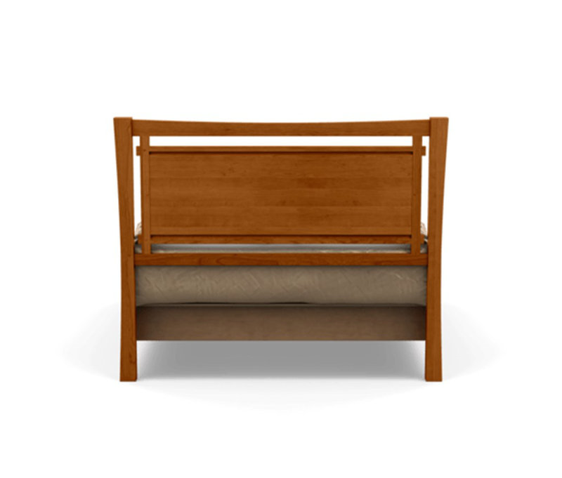 Monterey Upholstered Bed, Full, Coffee Leather, Autumn Cherry