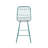 Metal Bar Stools with Backrest and Cushion, Indoor and Outdoor Counter Height Chairs, Durable Steel Frame, Comfortable Seating, Set of 2-2052680419