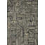 Tapis bleu à motif géométrique-1822473368