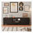 Modern Mid-Century Media Console With 4 Drawers And Cable Management, TV Console Table For Tvs Up To 75",Entertainment Center For Living Room And Office-2026569317