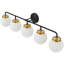 Luminaire de salle de bain à intensité variable avec abat-jour en verre soufflé à la main Karlei-367042663-362368878-362423861
