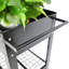 Chariot de jardin mobile surélevé en métal pour jardin surélevé avec jardinière et jardin
