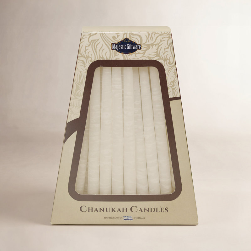 Bougie lampe hanoukkae en toute sécurité light, Blanc