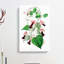 Purple Bell Vine Flowers - Wrapped Canvas-55329840