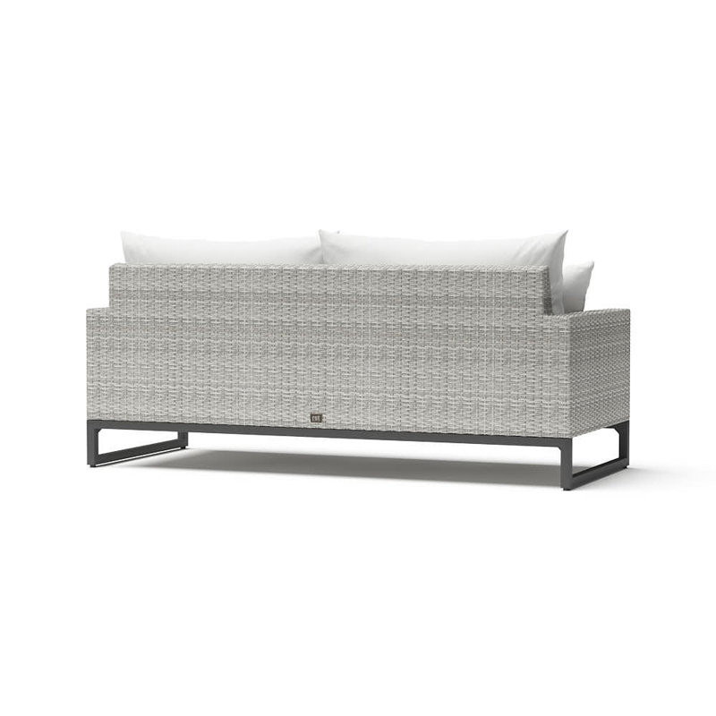 Sunbrella Outdoor 78In. Sofa - Grey, Gray, Charcoal Gray