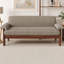 Causeuse moderne à 2 places avec coussins d'accoudoirs moelleux et structure en bois d'hévéa de style scandinave moderne de 72,8 pouces Luma-1595075492