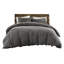 Housse de couette très grand / très grand 3 pièces avec texture gaufrée - différentes couleurs pour un look spécial, confort en coton confortable, douceur lavée à la pierre, fermeture à boutons sécurisés, ensemble de literie 3 pièces de qualité sommeil toutes saisons