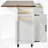 Kitchen Island with Drop Leaf & 2 Storage Cabinets-686774550