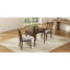 Ensemble table et chaises de salle à manger à abattants gain de place, plateau en MDF, style ferme moderne pour petite cuisine-1117664983