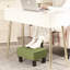 Petit repose-pied ottoman en flanelle, repose-pieds rectangulaire moderne avec pieds en plastique antidérapants, siège d'appoint rembourré pour salon, canapé, entrée-1784858068
