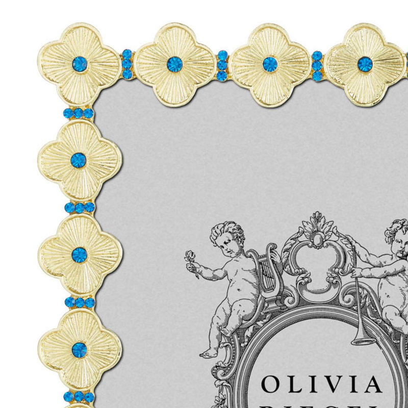 Clover Metal Picture Frame, 4" W x 6" H