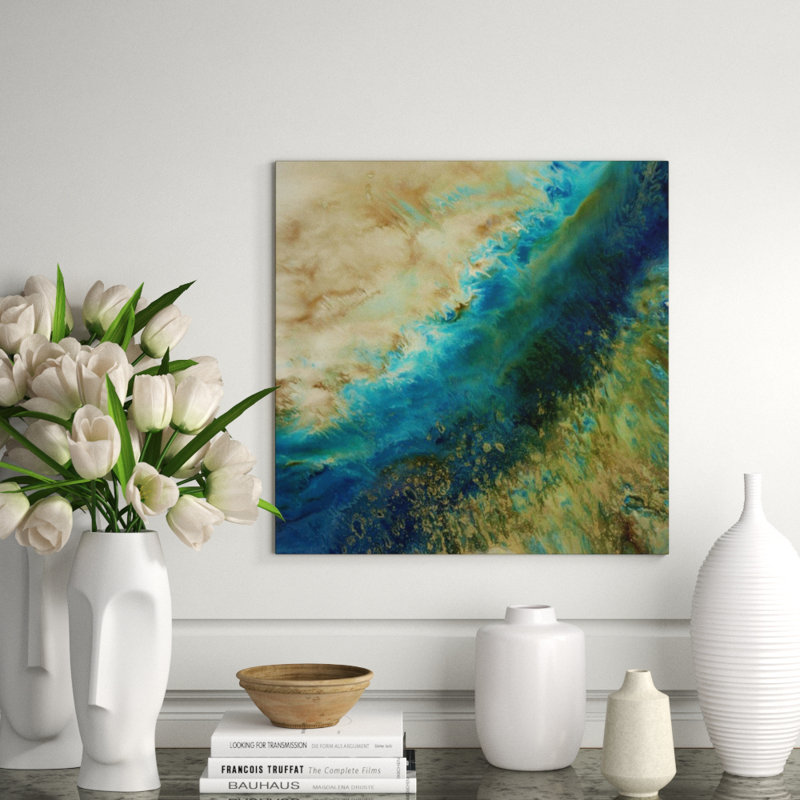 Shimmering II Painting by Blakely Bering, Outdoor, 30" H x 30" W x 1.5" D