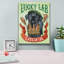 «Beer Dogs 5» par Mary Urban, art mural sur toile, 12 po x 16 po-1903467677