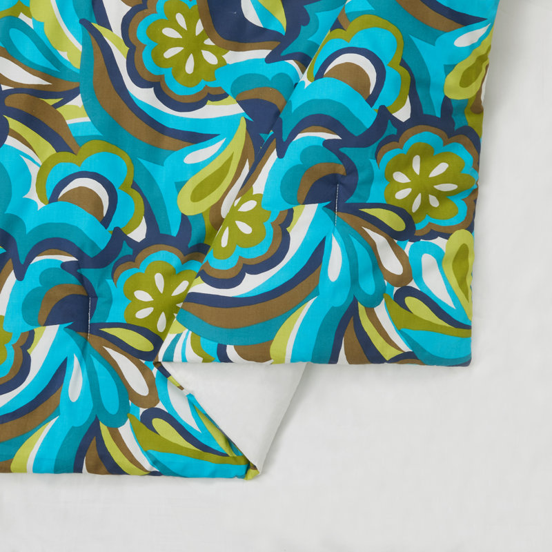 Ensemble d'édredon 100% coton percale Fall, Édredon pour grand lit + 2 taies décoratives sta