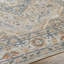 Blue Traditional Washable Ru?nner Bordered Floral Anti-Slip Ru?nner For Living Room, Dining Room, Bedroom-1131709494