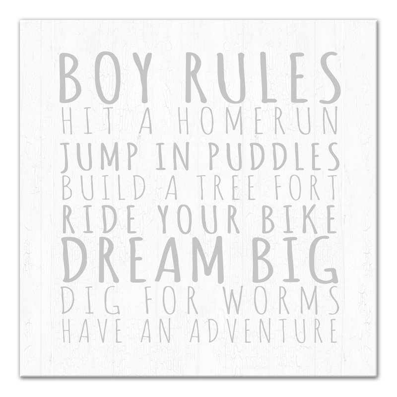 Text & Numbers, 24" H x 24" W x 1.25" D