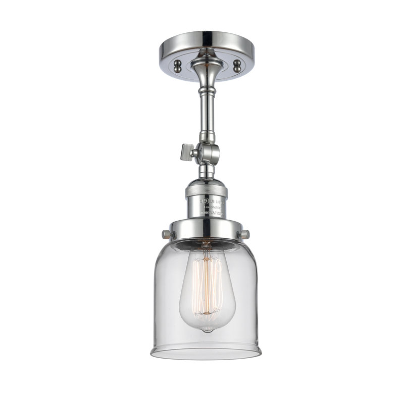 Fullerton Armed Sconce, 10" H x 5" W, Polished Chrome