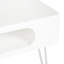 Table basse à tréteaux avec rangement Sidrah