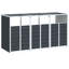 Rangement pour bacs à roulettes vidaXL Anthracite 85 po x 31,9 po x 45,3 po-110584172