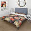 Ensemble de housse de couette Vibrant Weave Ikat Blooms II-2036431559