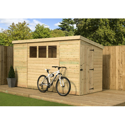 Shiplap Pent Wooden Shed