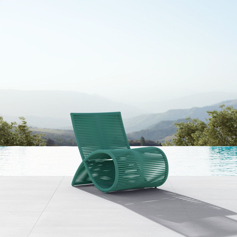 Wave Club Chair, Matte Forest