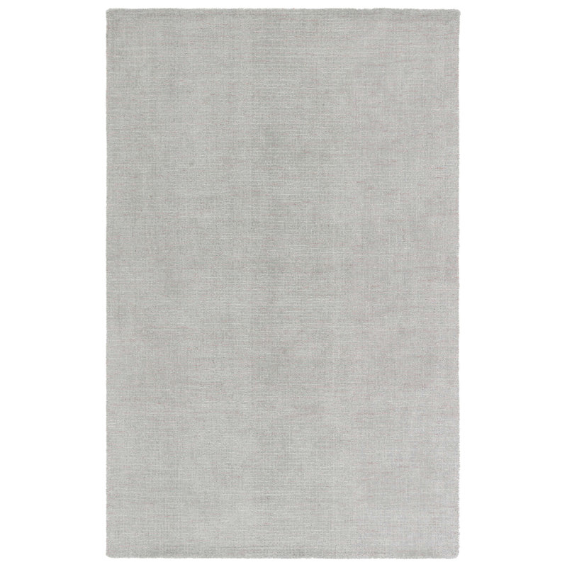 Abstract Hand Tufted Wool; Cotton Abstract Indoor Rug, Rectangle 5' x 8'