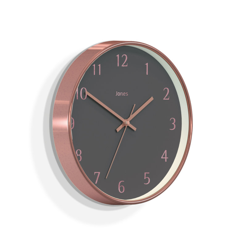 Acrylic Wall Clock, Rose Gold