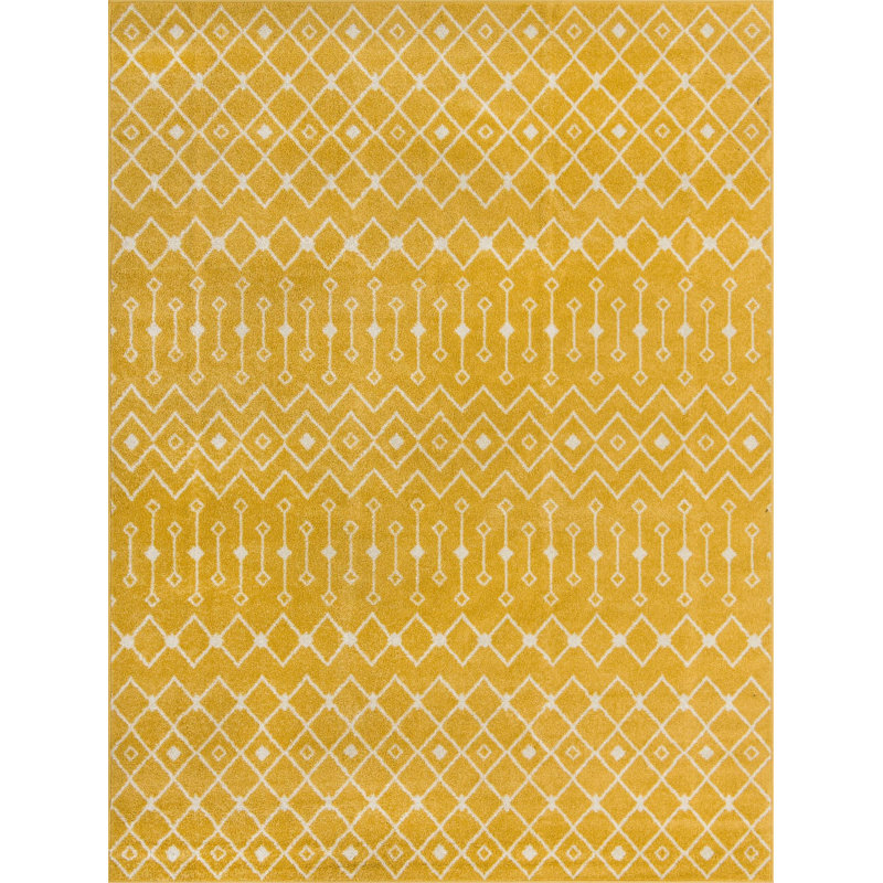 Geometric Indoor Rug, Rectangle 9' x 12'