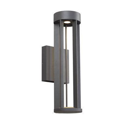 Turbo LED Outdoor Armed Sconce