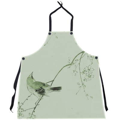 Tablier d’aquarelle keito sato et fleurs japonaises