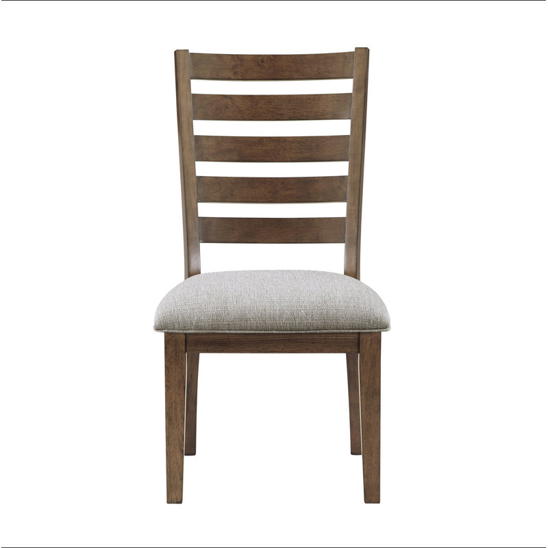 Ensemble de chaises d'appoint de style traditionnel cerisier 2 pièces