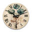 Horloge murale en bois massif Tuckerman-1299210839