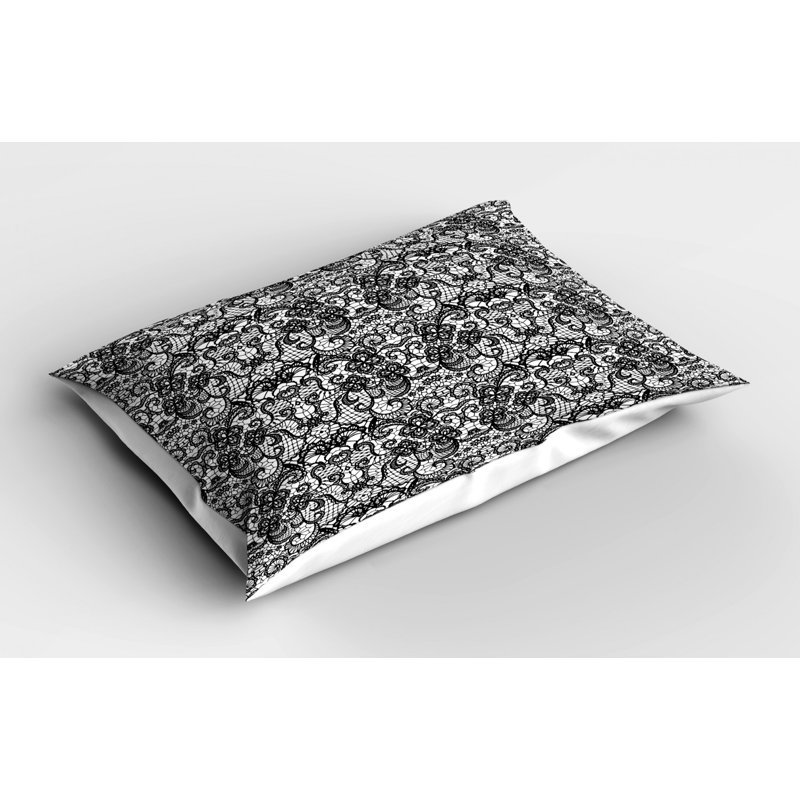 Spring Polyester Damask Sham Set, Twin